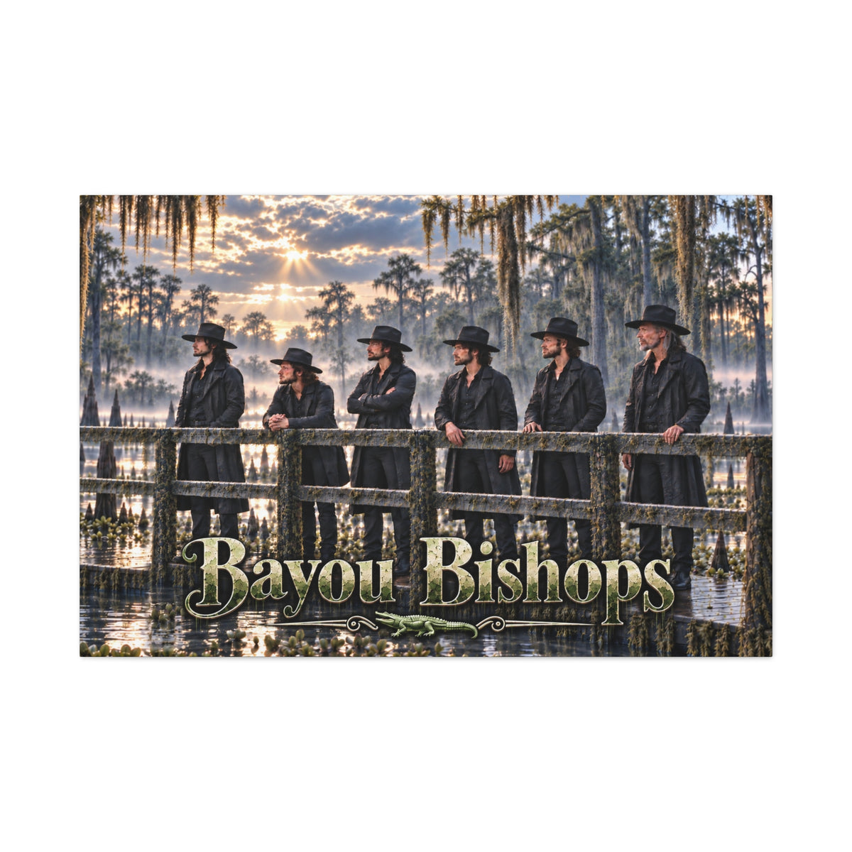 Bayou Bishops Matte Canvas Wall Art — Stretched 1.25"