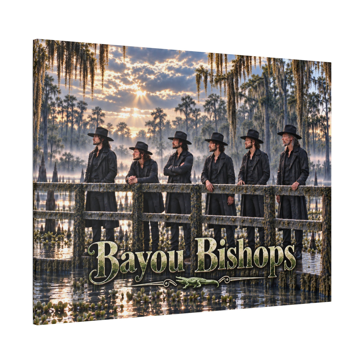 Bayou Bishops Matte Canvas Wall Art — Stretched 1.25"