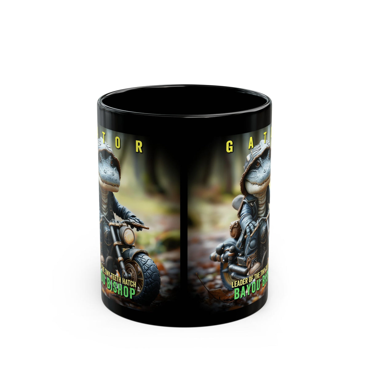 Lil Gator Mug — 'Bayou Bishops' Coffee Cup (11oz)