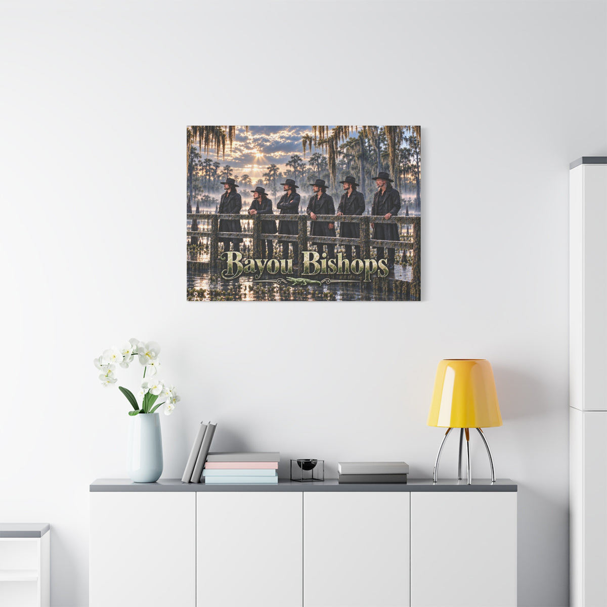 Bayou Bishops Matte Canvas Wall Art — Stretched 1.25"