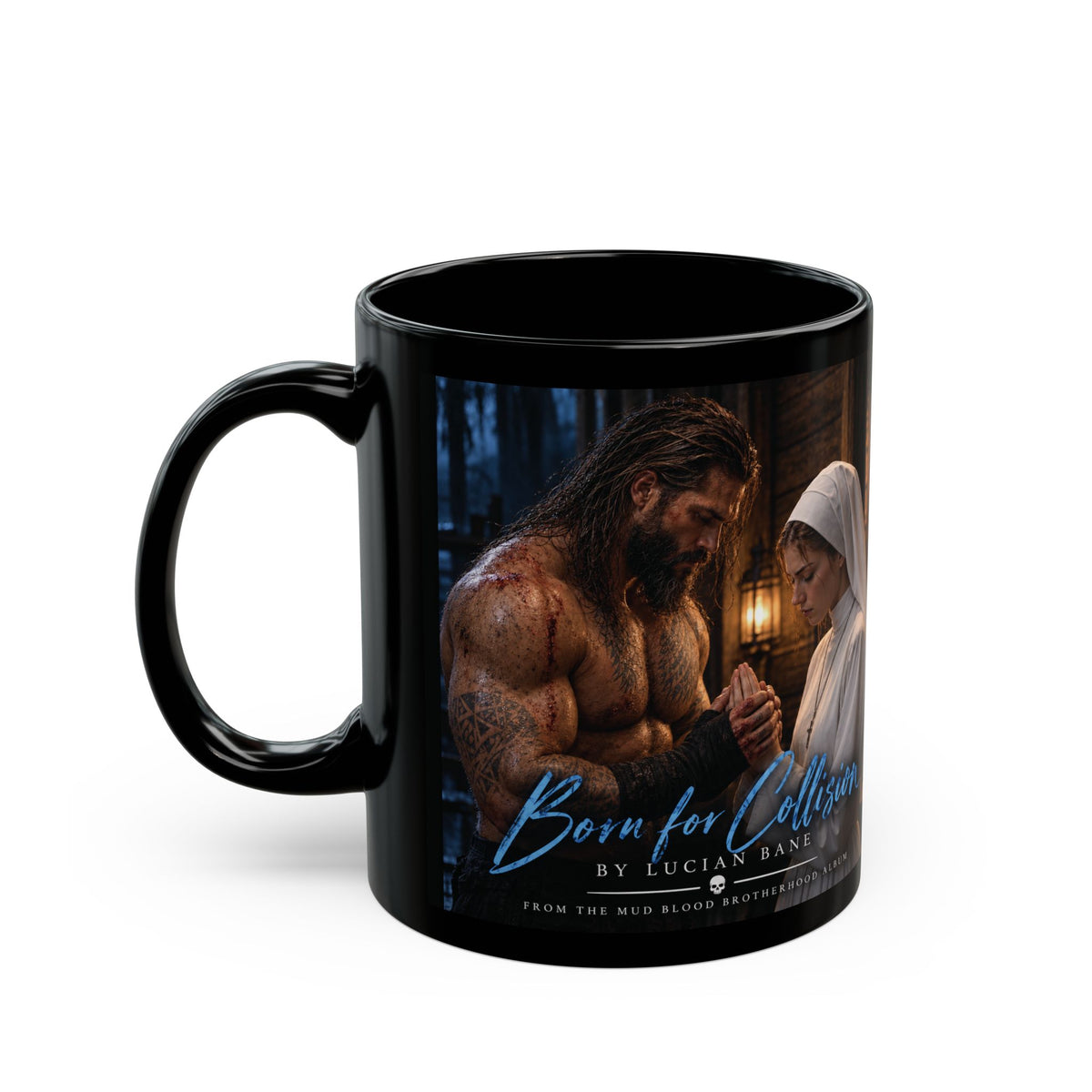 Spar's Born for Collision Mug — 'Mud and Blood' Coffee Cup (11oz)