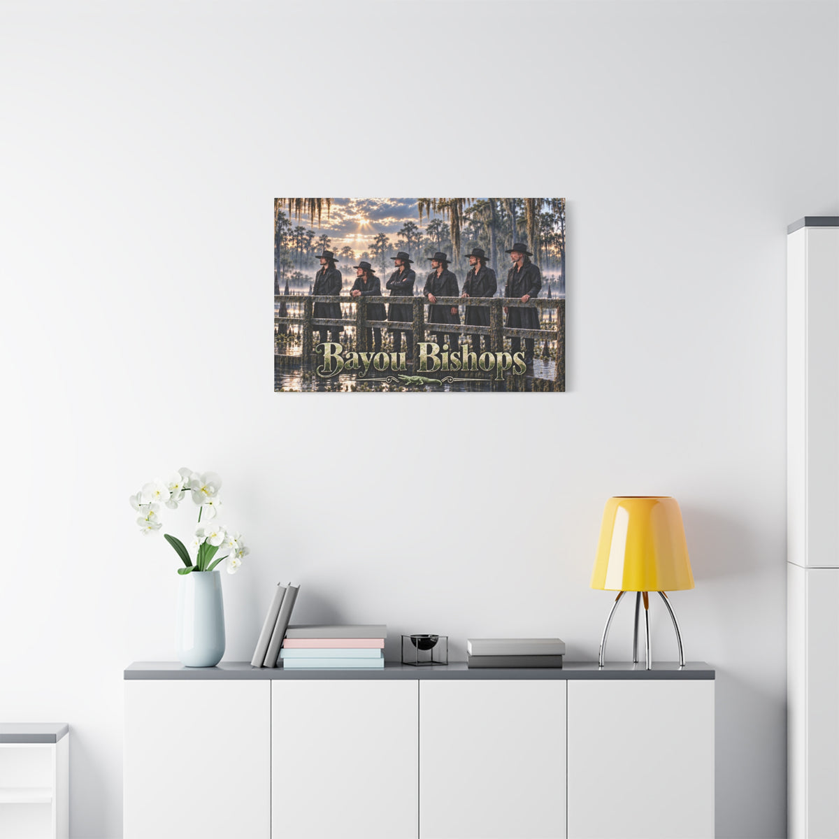 Bayou Bishops Matte Canvas Wall Art — Stretched 1.25"