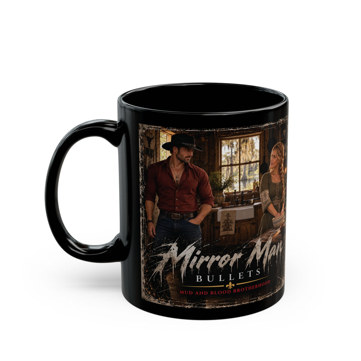 Bullet's Mirror Man Mug — 'Mud and Blood' Coffee Cup (11oz)