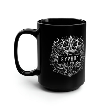 Syphon King Black Mug, 15oz