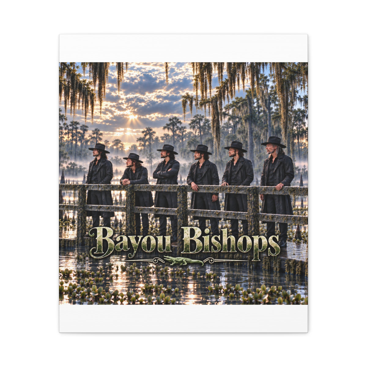 Bayou Bishops Matte Canvas Wall Art — Stretched 1.25"