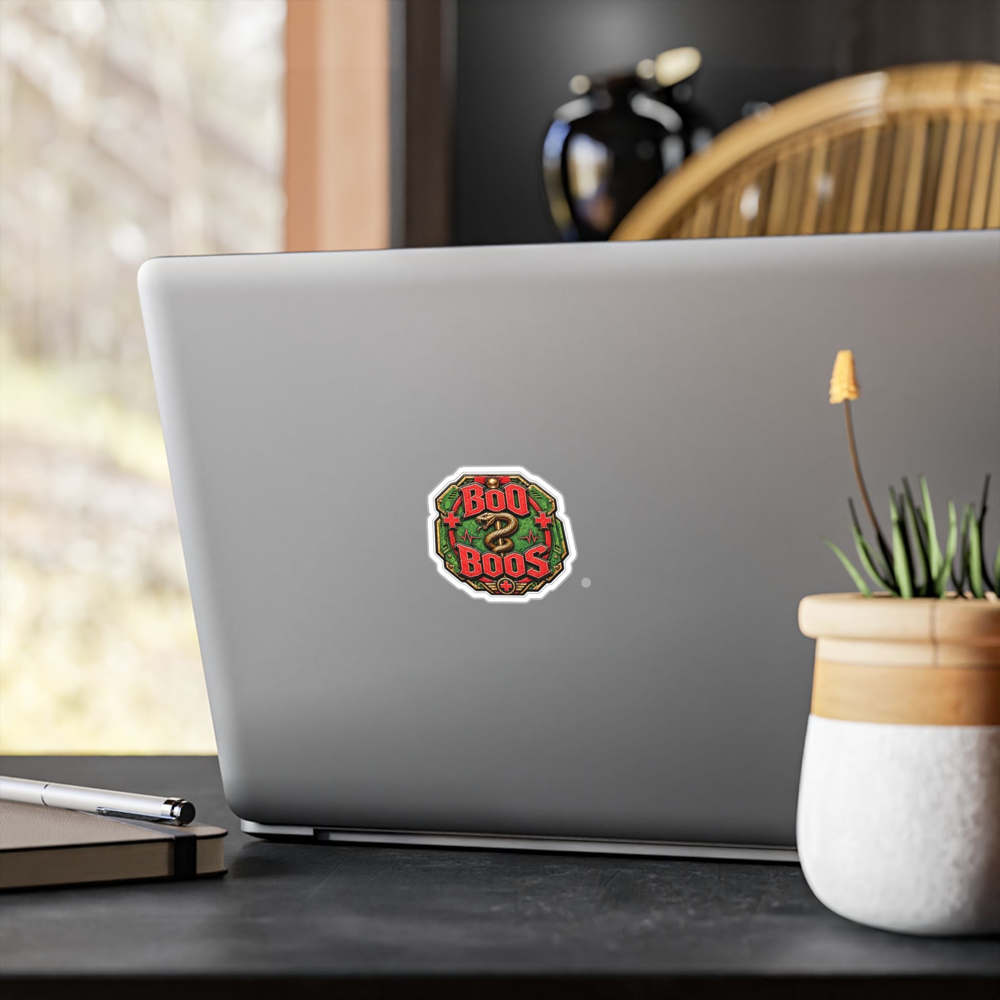 Boo Boos Kiss Cut-Sticker