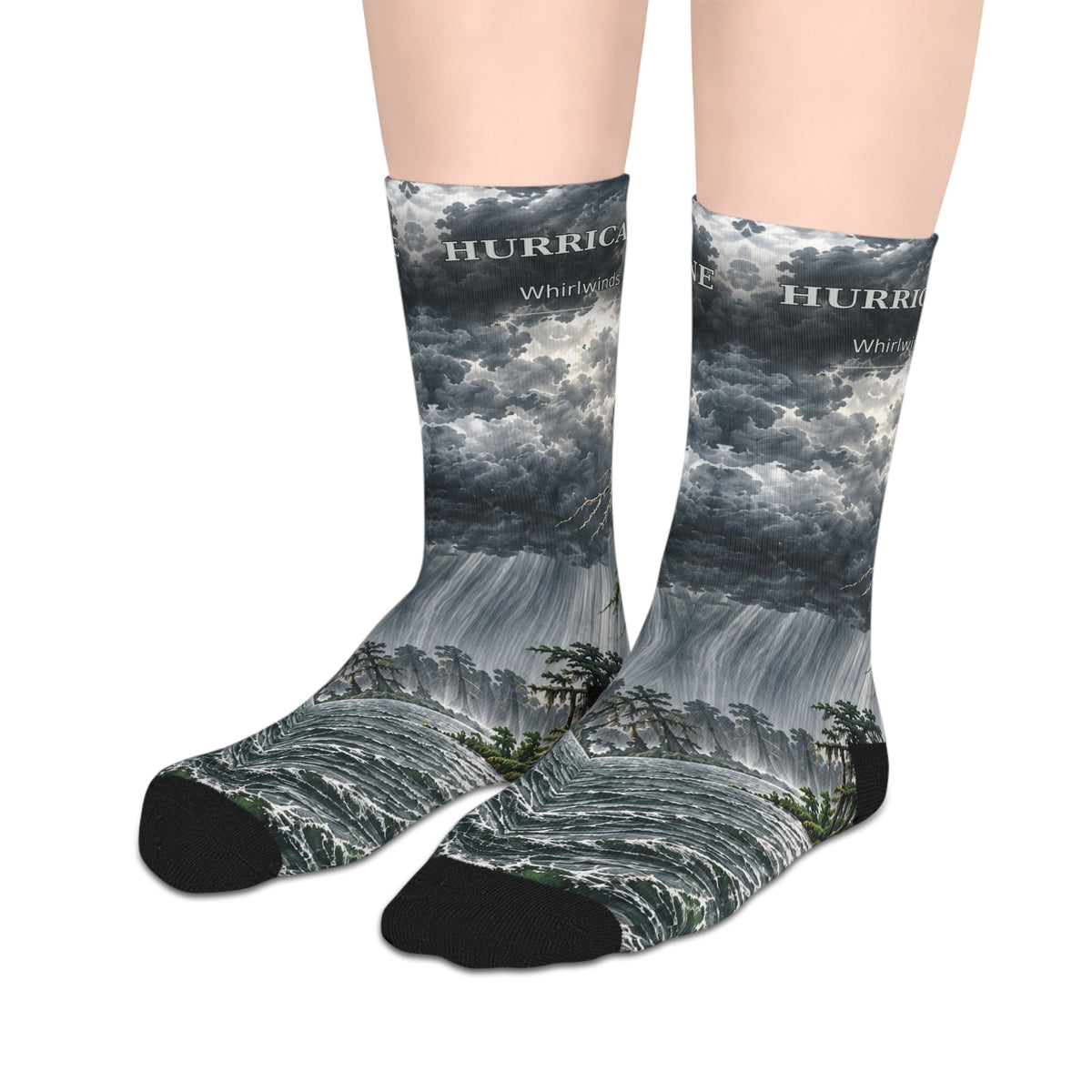 Bayou Bishops Hurricane/Whirlwinds Mid-Length Socks