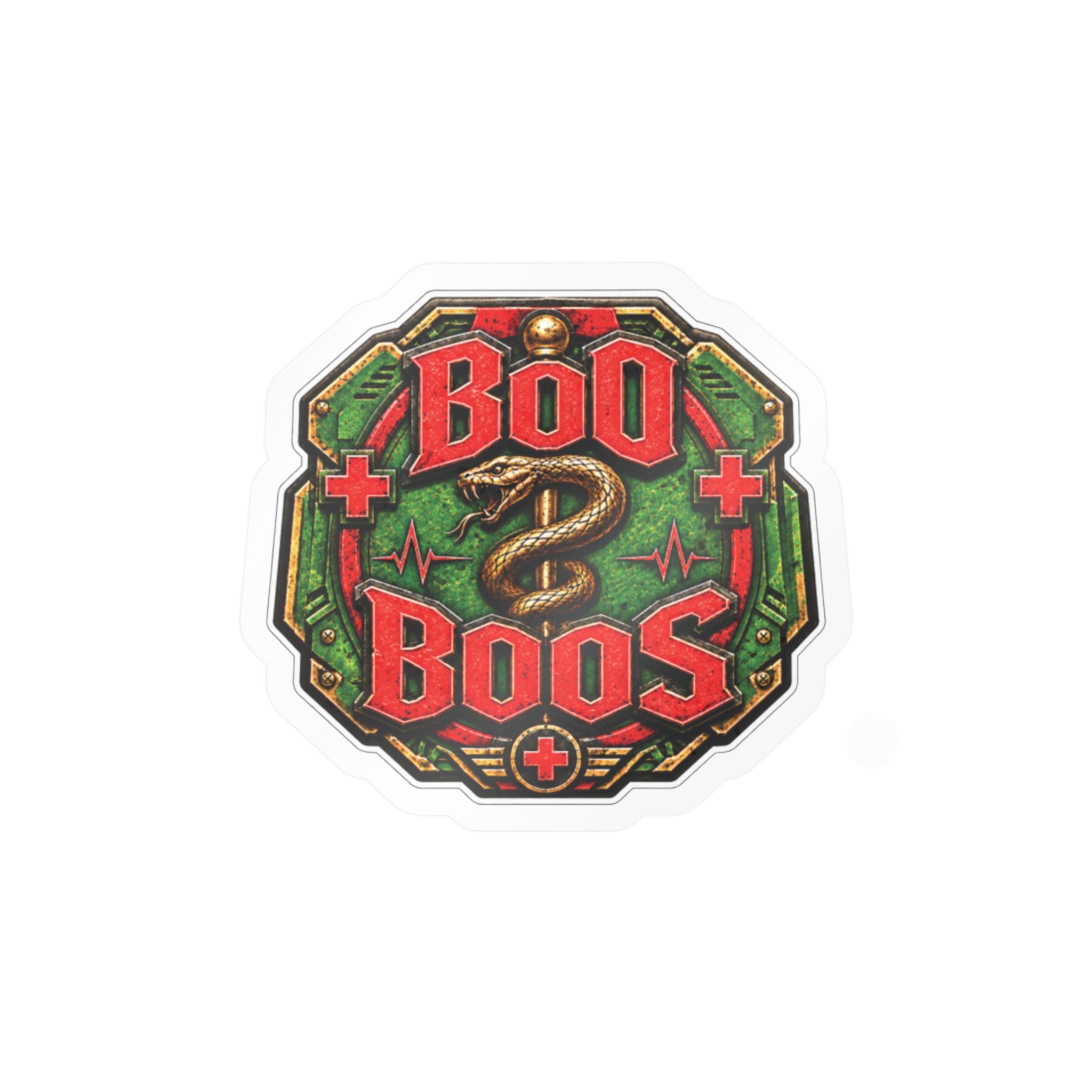 Boo Boos Kiss Cut-Sticker