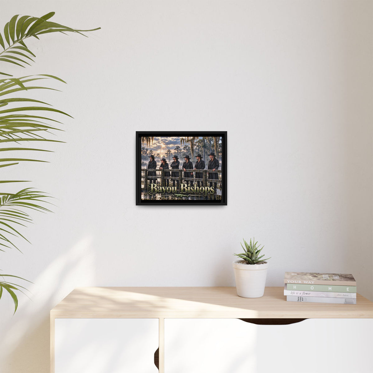 Bayou Bishops Multi size Framed Matte Canvas