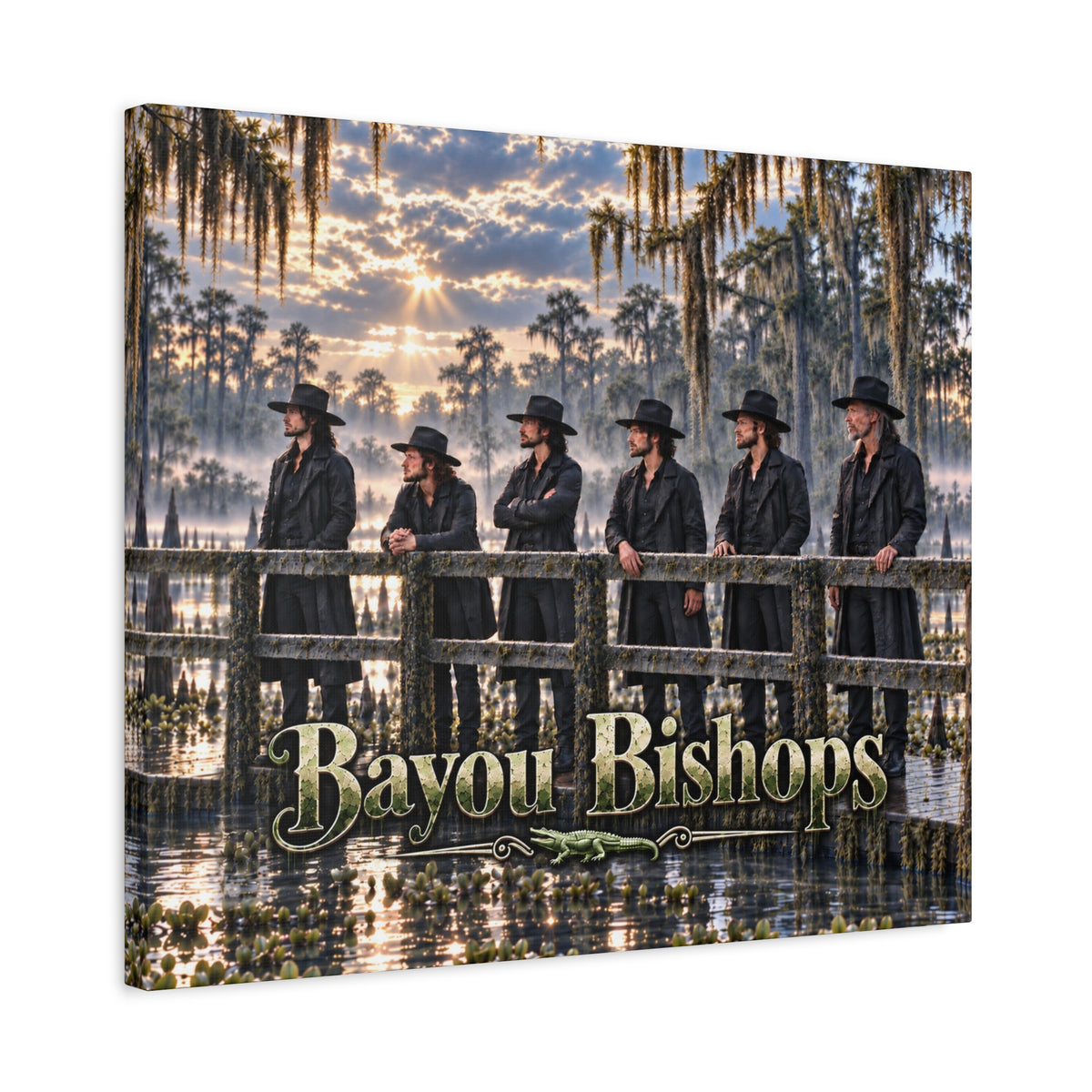 Bayou Bishops Matte Canvas Wall Art — Stretched 1.25"