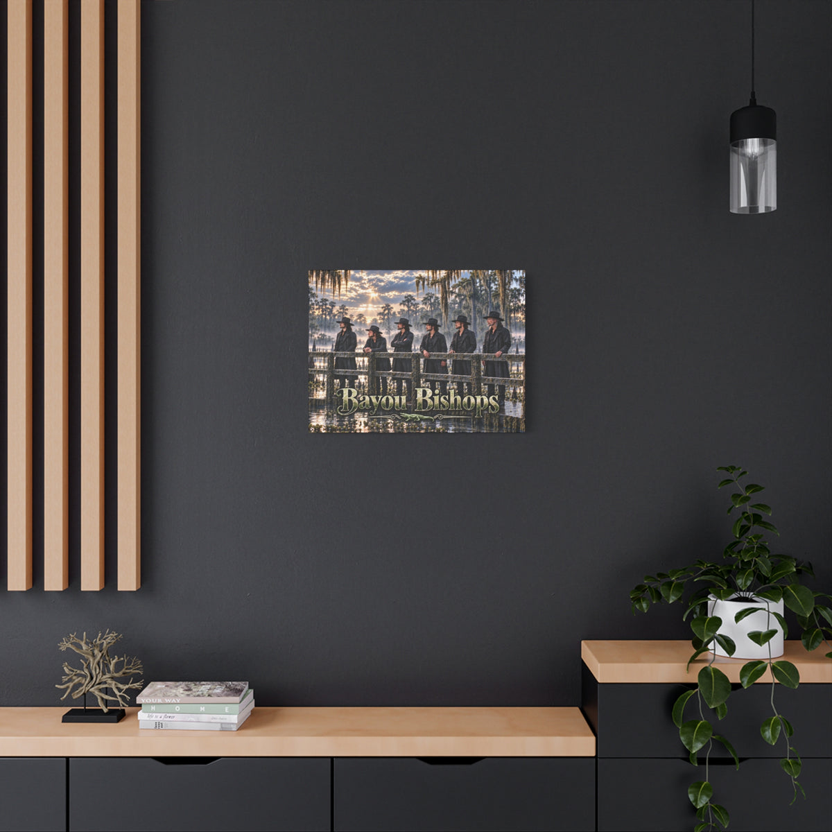 Bayou Bishops Matte Canvas Wall Art — Stretched 1.25"