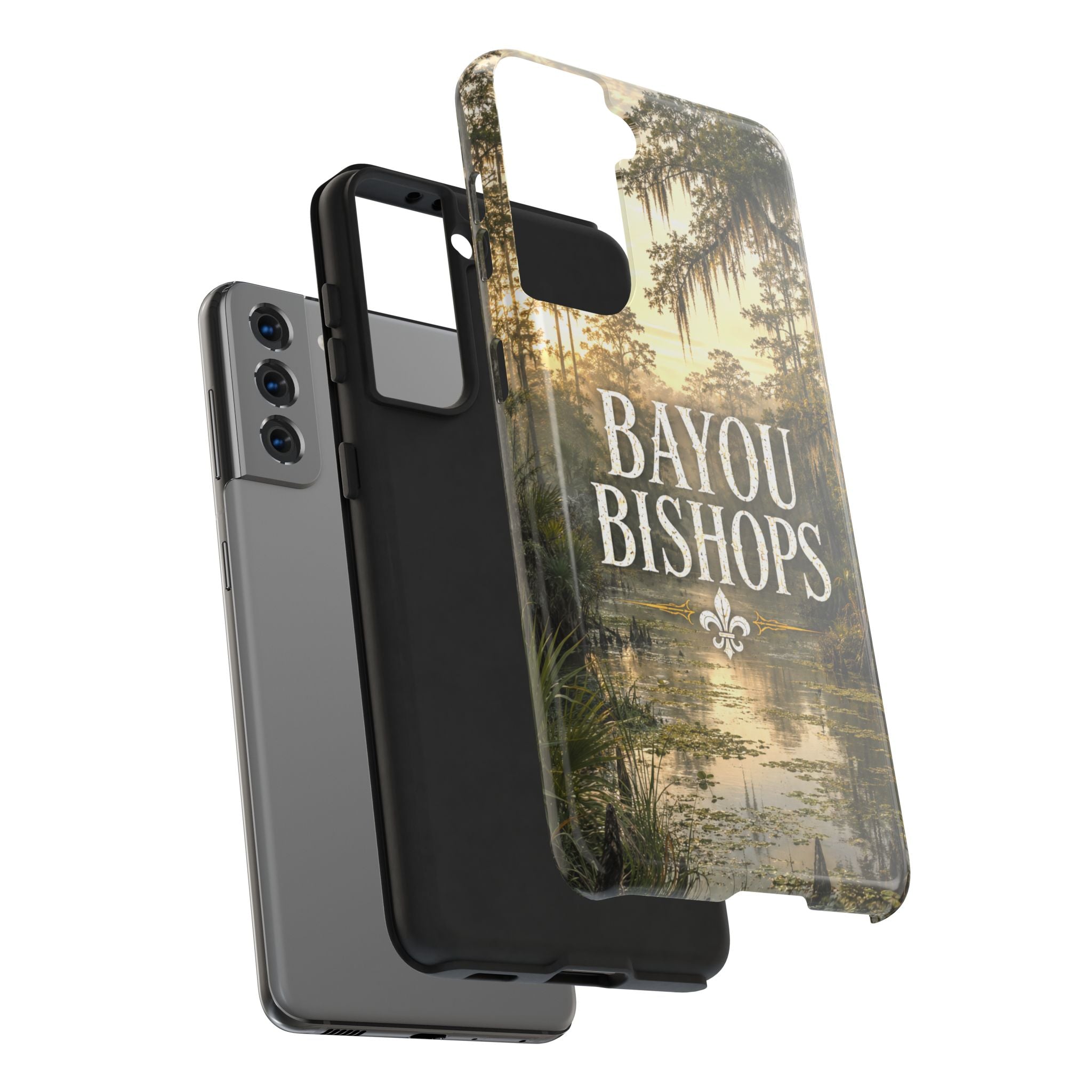 Bayou Bishops Swamp Scene Tough Phone Case Black Samsung