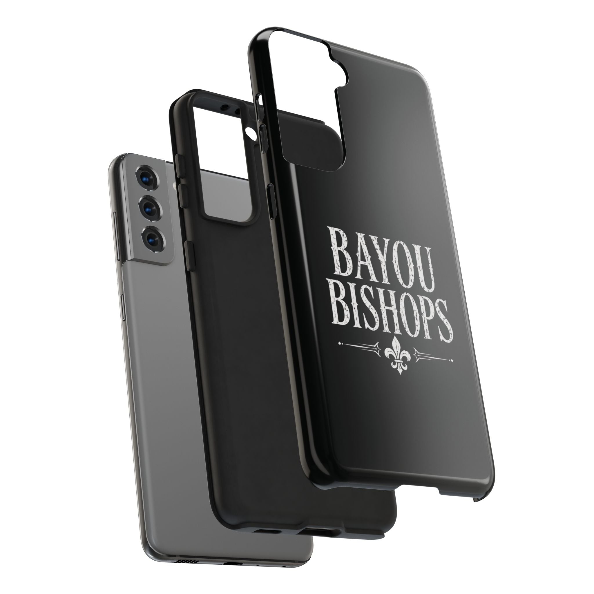 Bayou Bishops Simple Tough Phone Case Black Samsung
