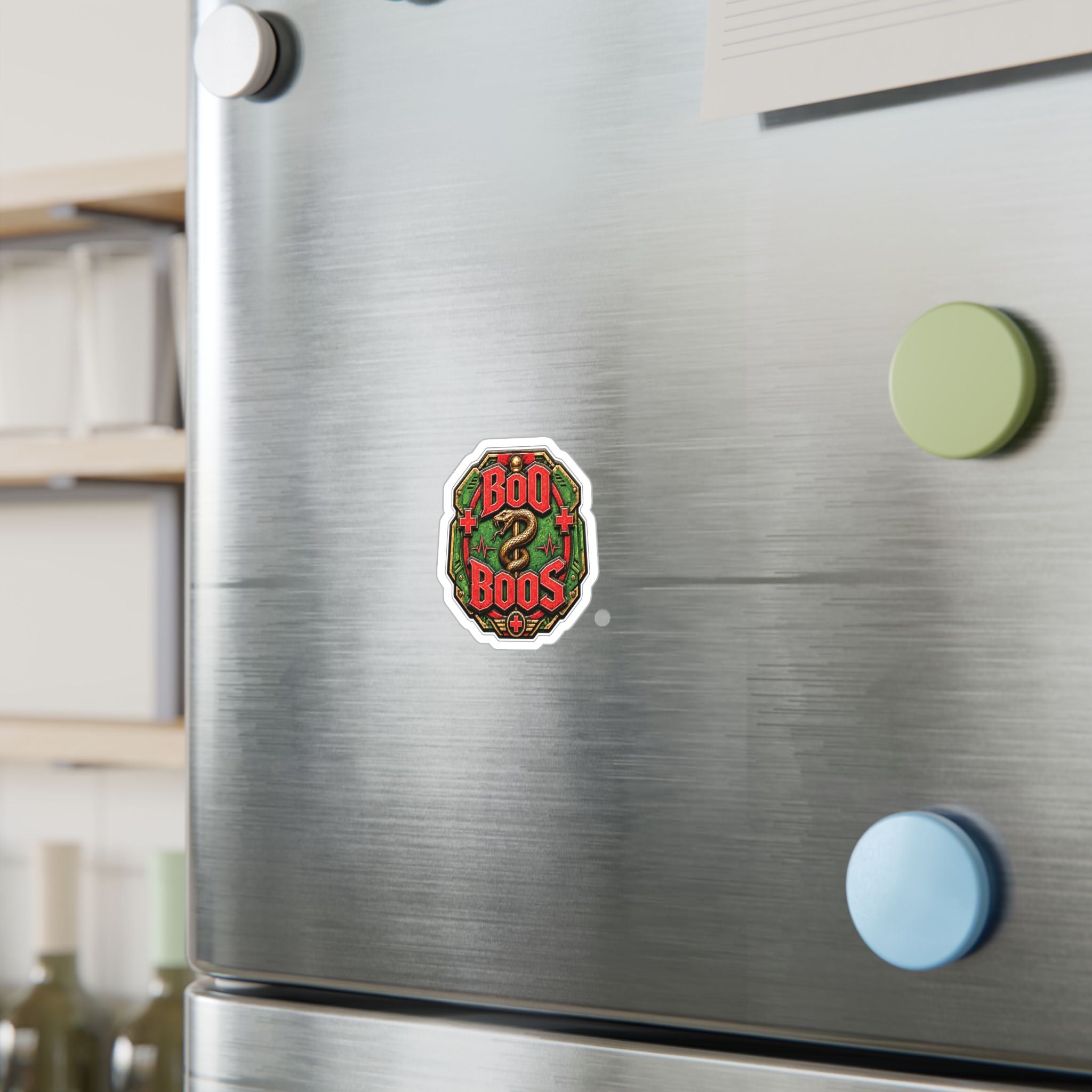Boo Boos Kiss Cut-Sticker
