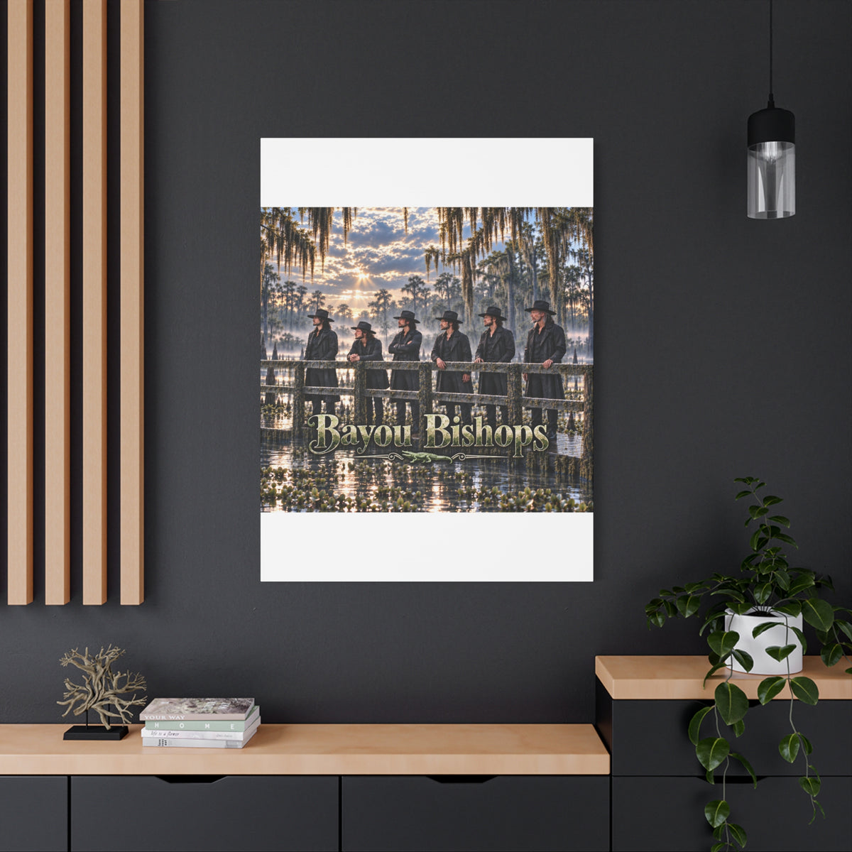 Bayou Bishops Matte Canvas Wall Art — Stretched 1.25"