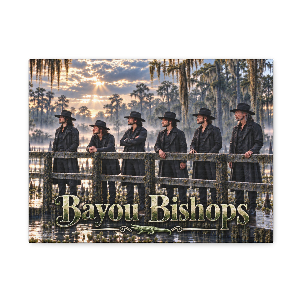 Bayou Bishops Matte Canvas Wall Art — Stretched 1.25"