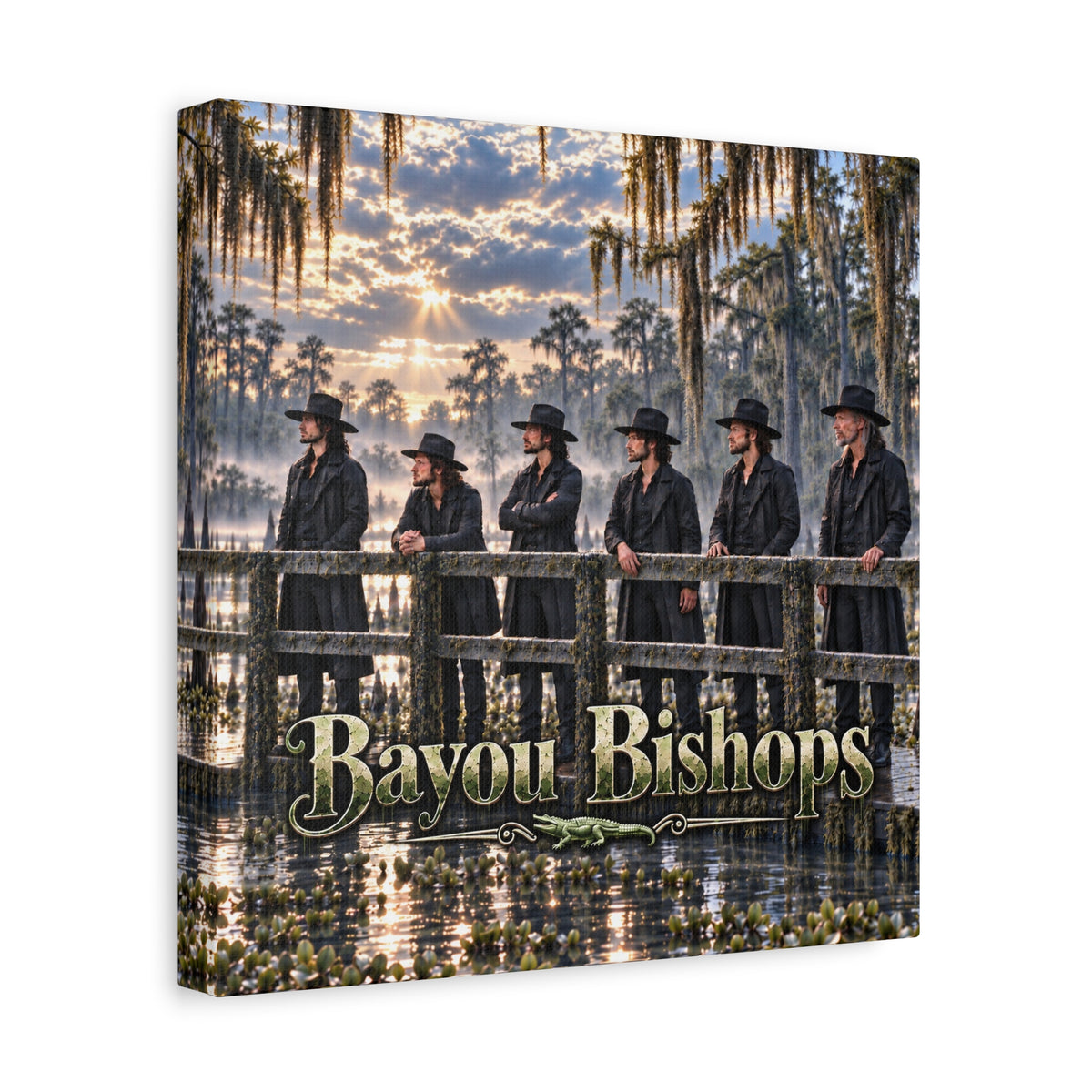 Bayou Bishops Matte Canvas Wall Art — Stretched 1.25"