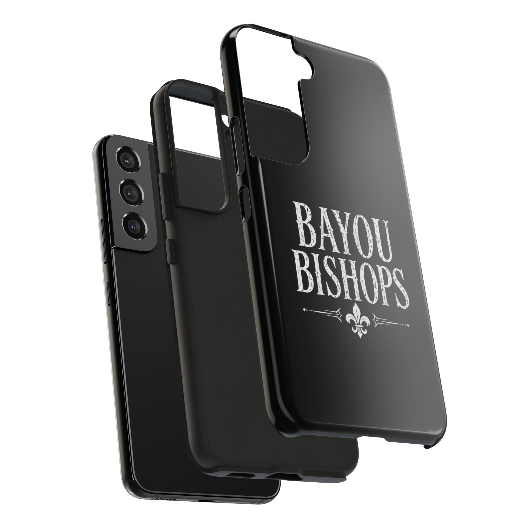 Bayou Bishops Simple Tough Phone Case Black Samsung