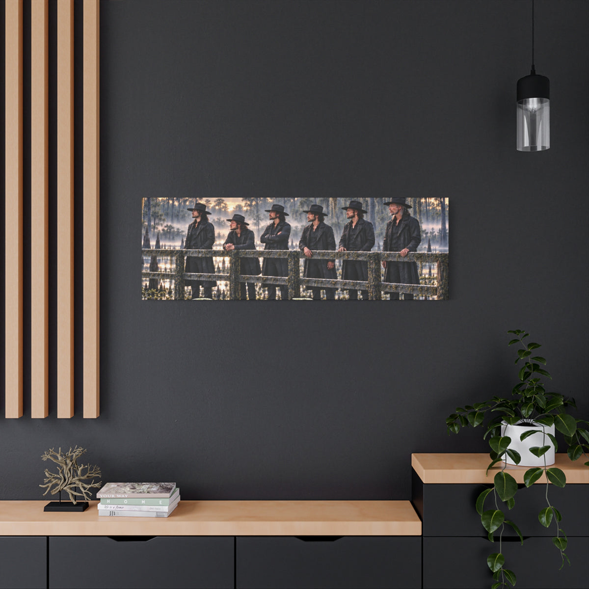 Bayou Bishops Matte Canvas Wall Art — Stretched 1.25"