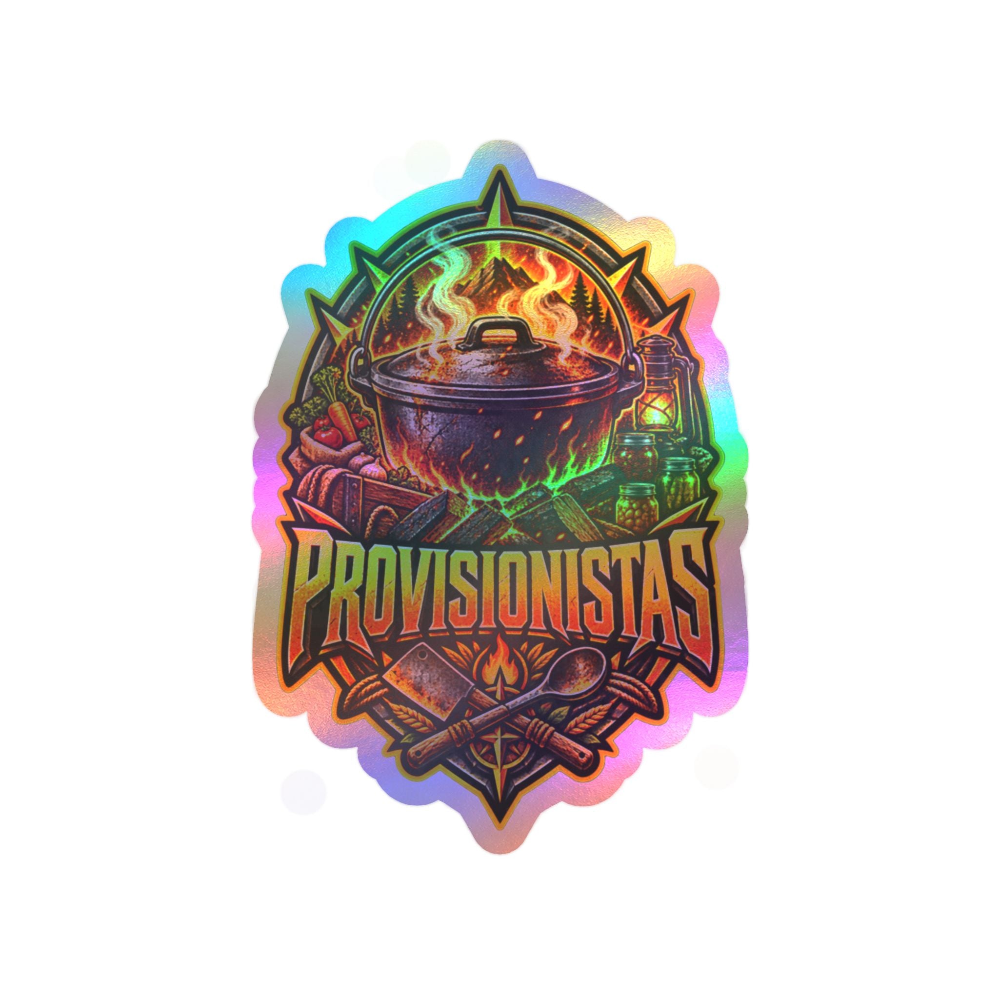 PROVISIONISTAS Kiss Cut-Sticker