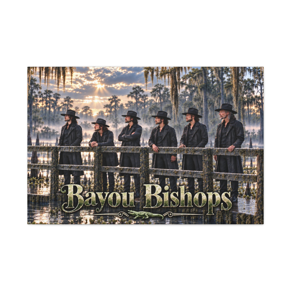 Bayou Bishops Matte Canvas Wall Art — Stretched 1.25"