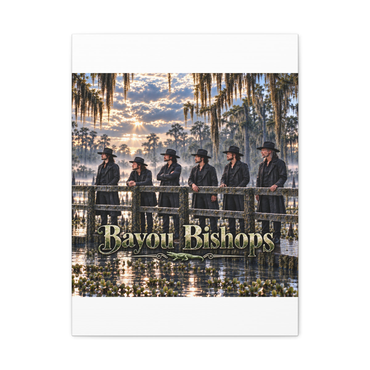 Bayou Bishops Matte Canvas Wall Art — Stretched 1.25"