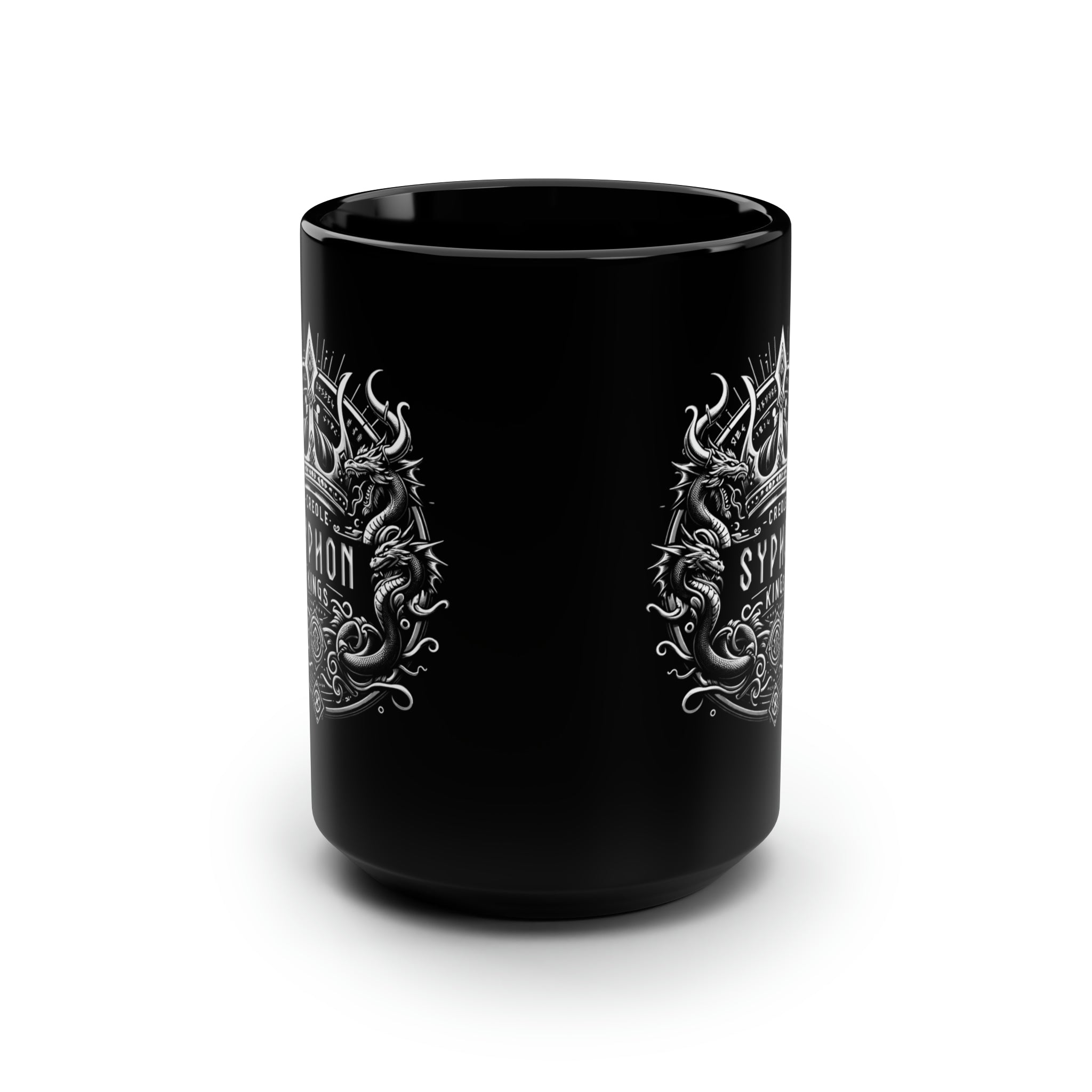 Syphon King Black Mug, 15oz