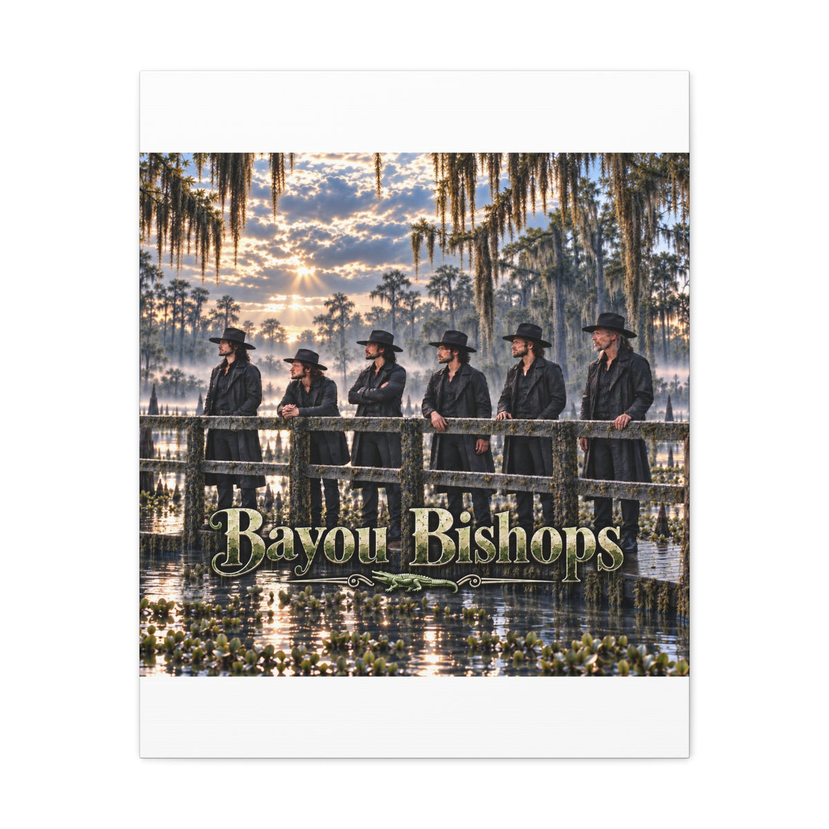 Bayou Bishops Matte Canvas Wall Art — Stretched 1.25"
