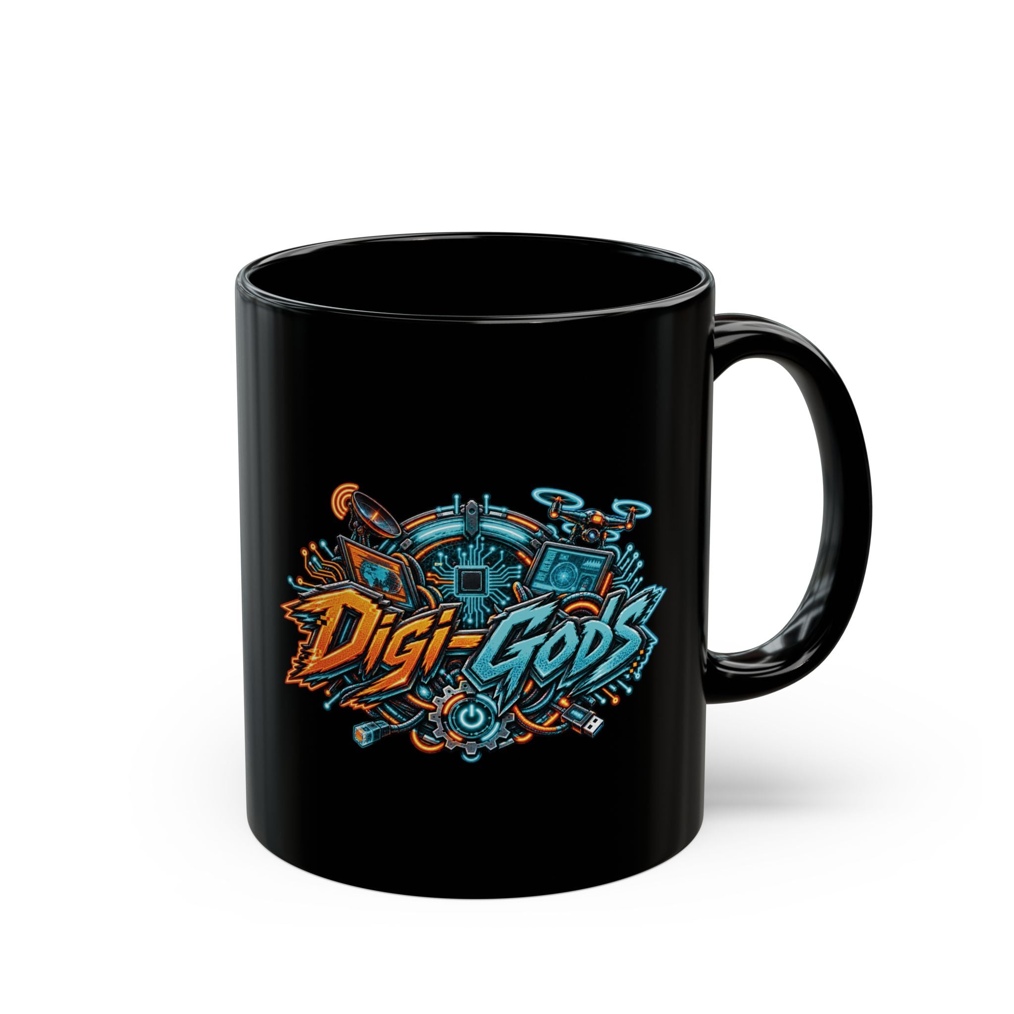 Bayou Bishops Digi-Gods Mug (11oz,)