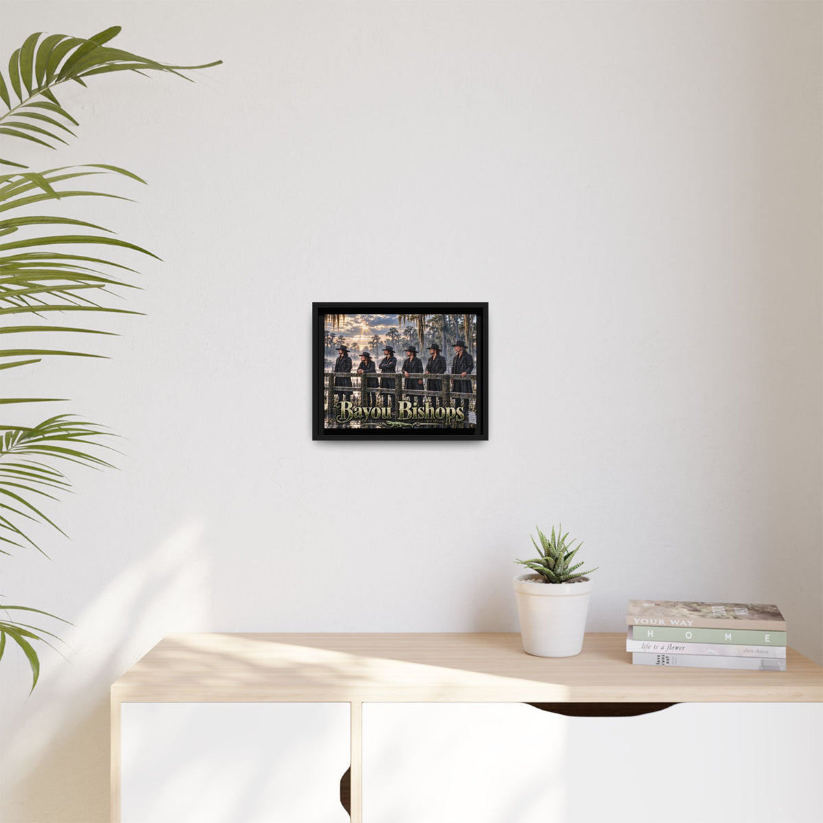 Bayou Bishops Multi size Framed Matte Canvas