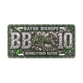 Bayou Bishops Demolitions Hatch Vanity Plate