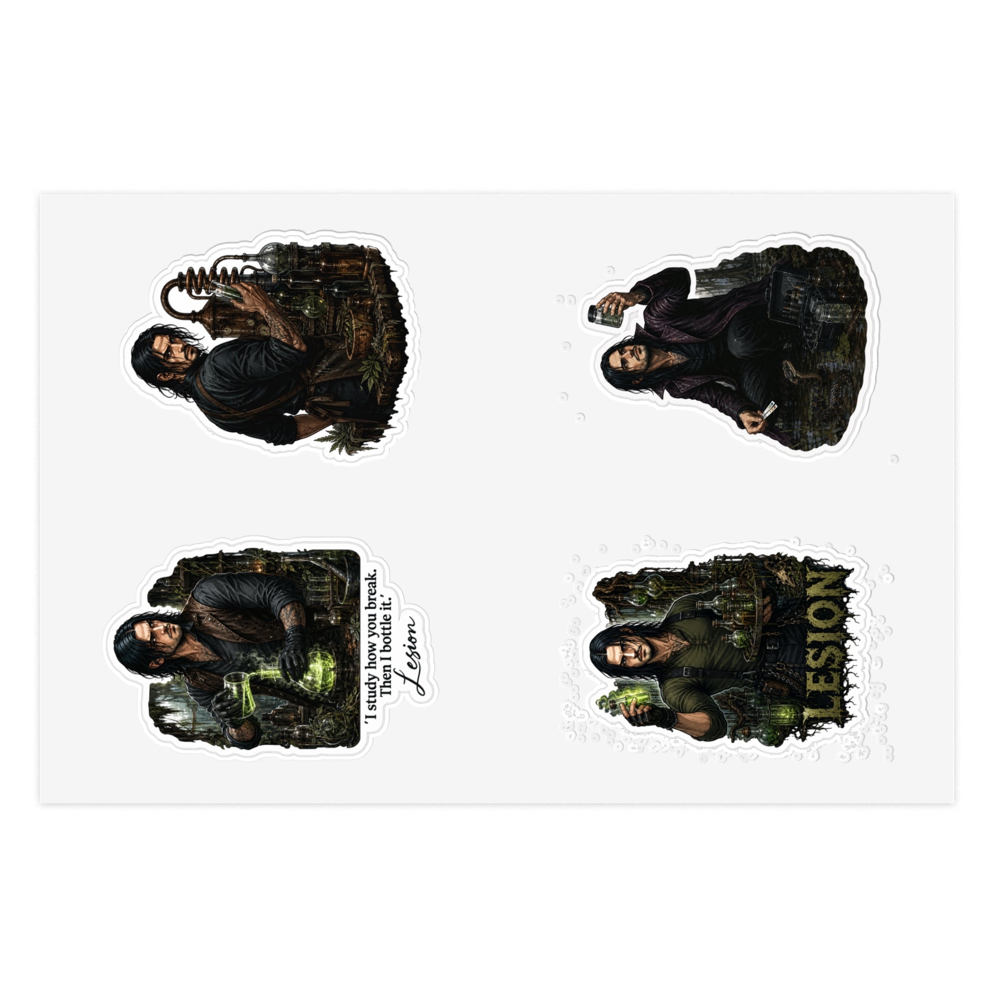 Lesion Sticker Sheet