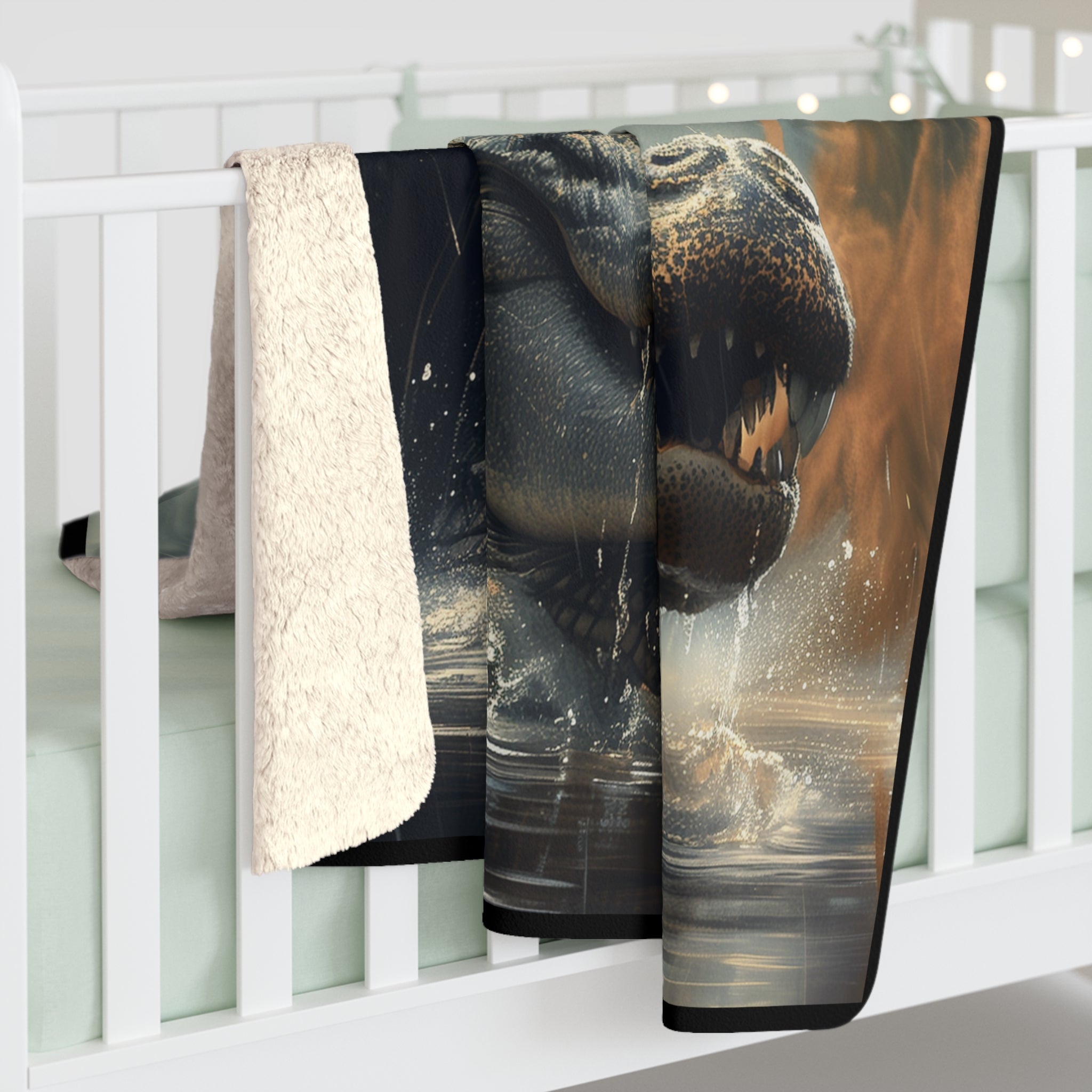 BISHOP AND GROS JEAN SHERPA FLEECE BLANKET