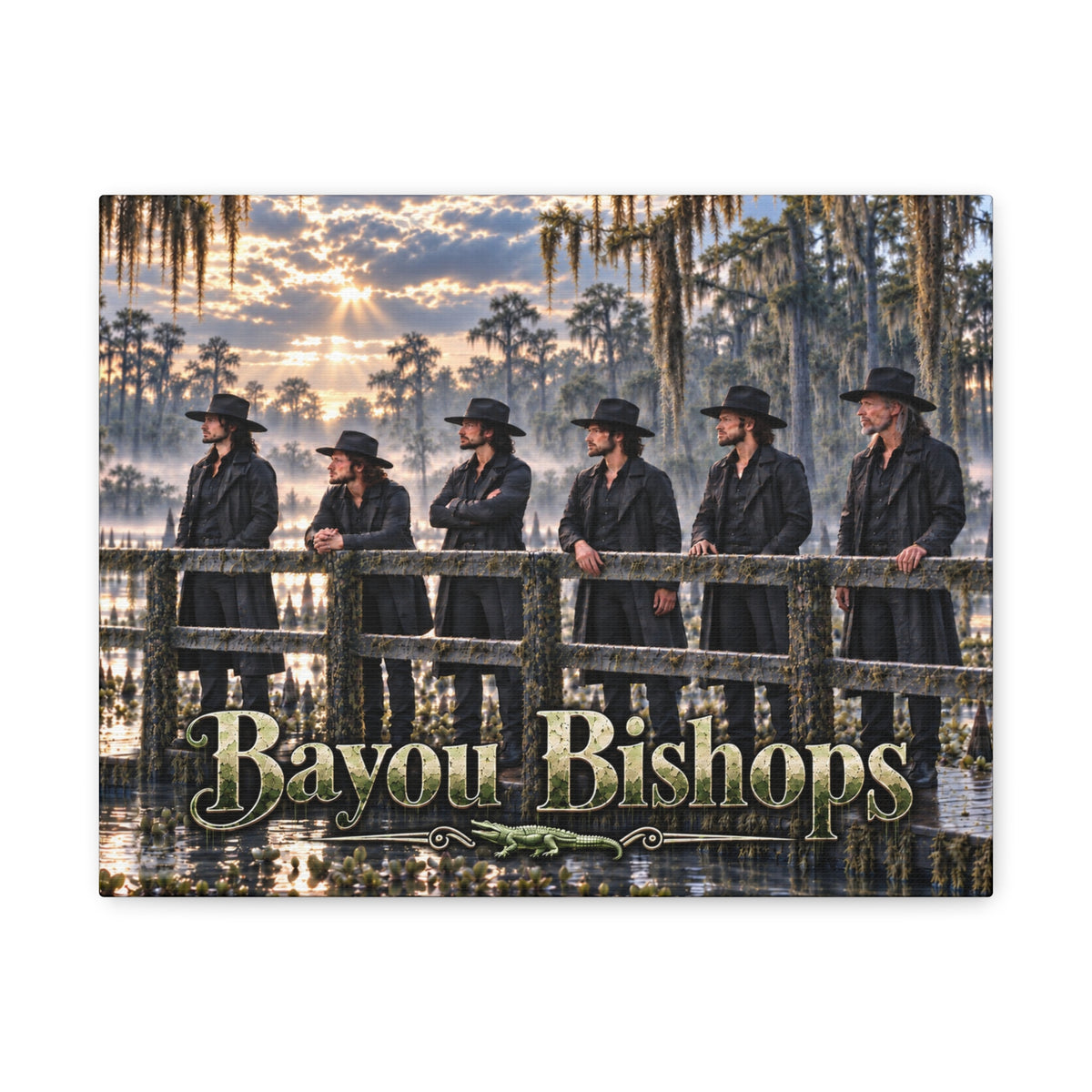 Bayou Bishops Matte Canvas Wall Art — Stretched 1.25"