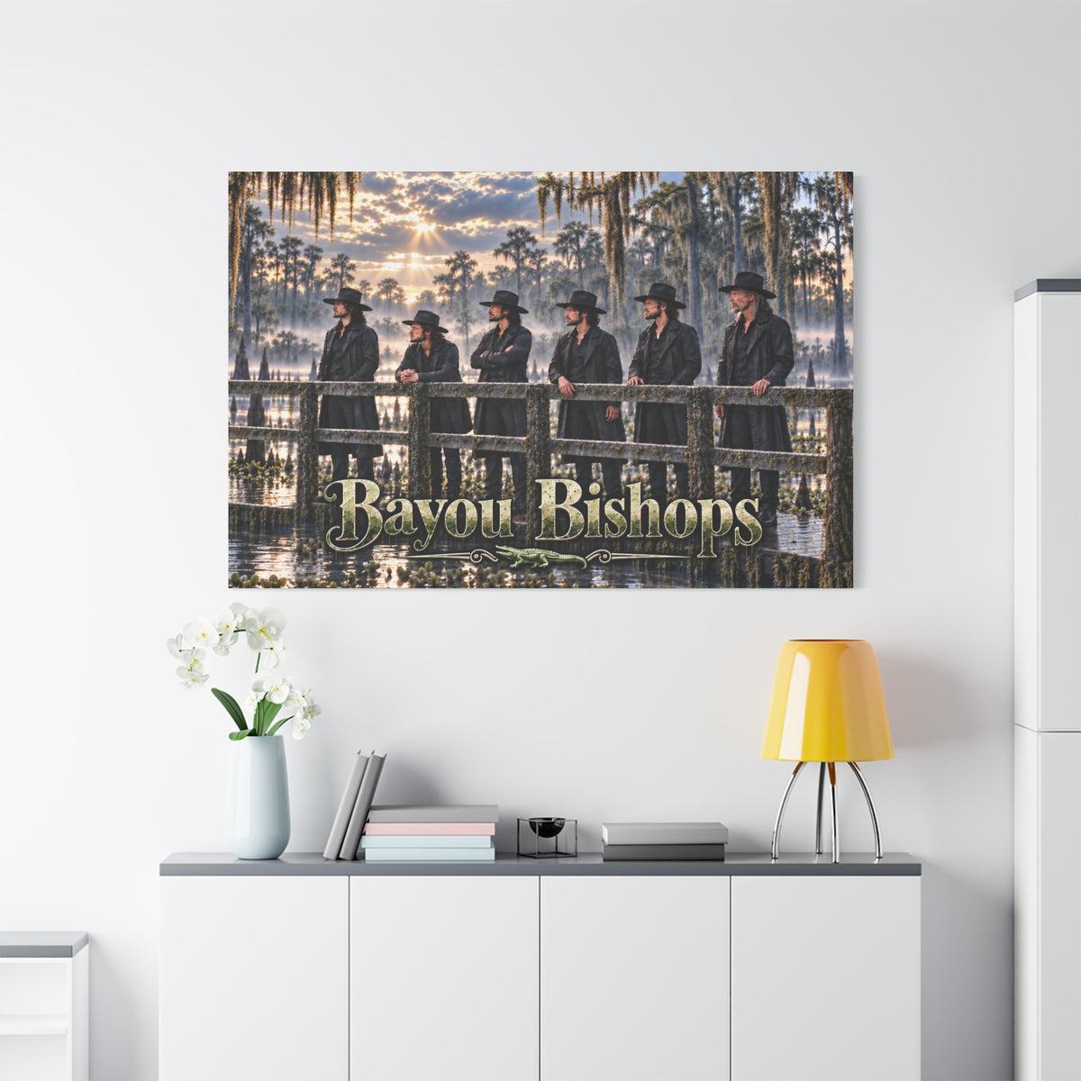 Bayou Bishops Matte Canvas Wall Art — Stretched 1.25"