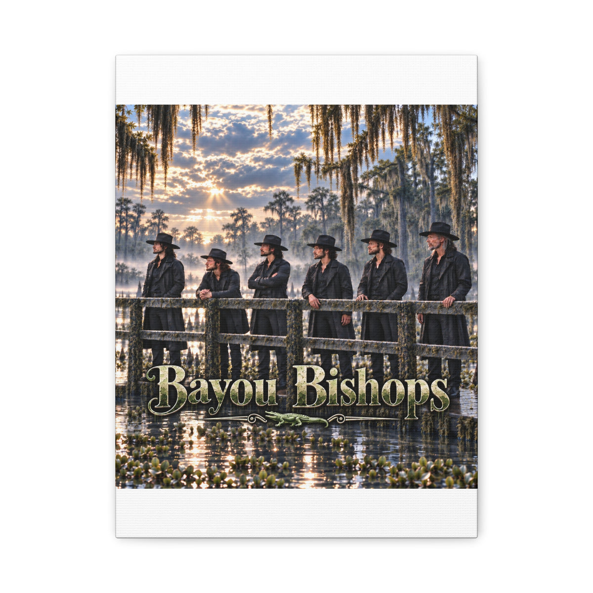 Bayou Bishops Matte Canvas Wall Art — Stretched 1.25"