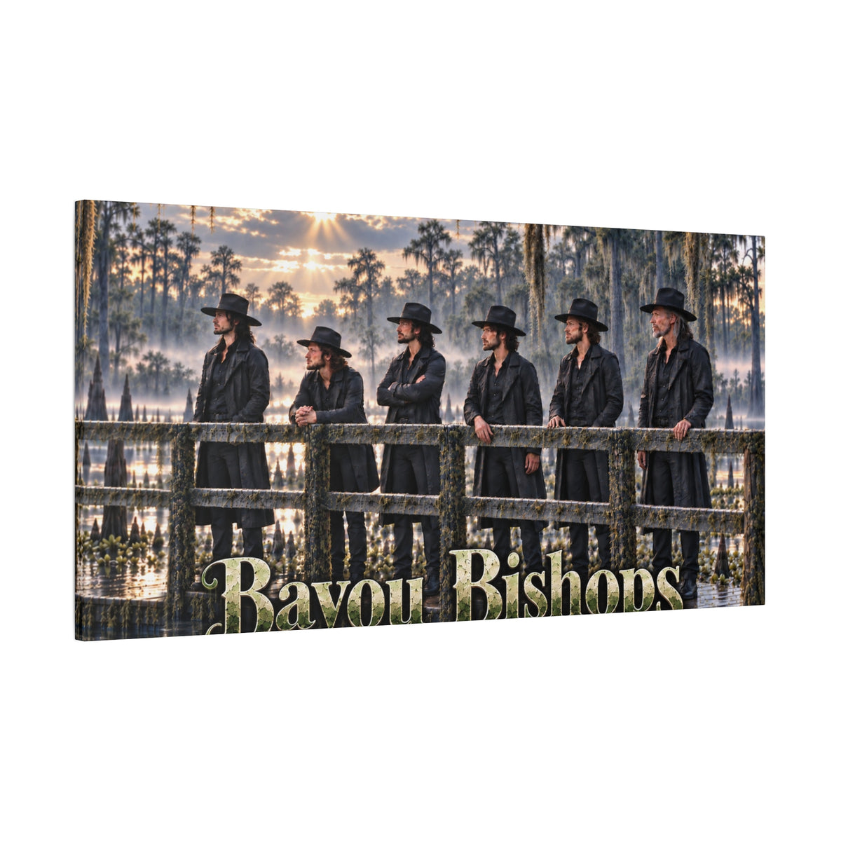 Bayou Bishops Matte Canvas Wall Art — Stretched 1.25"