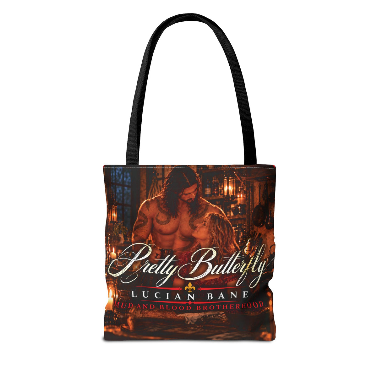 Lesions' Pretty Butterfly Concert Tote - 'Mud and Blood'