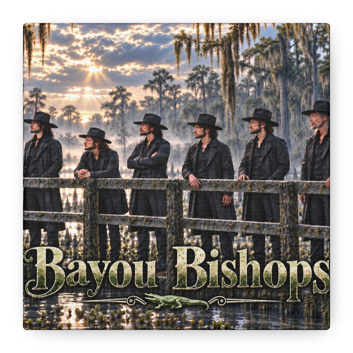 Bayou Bishops Matte Canvas Wall Art — Stretched 1.25"