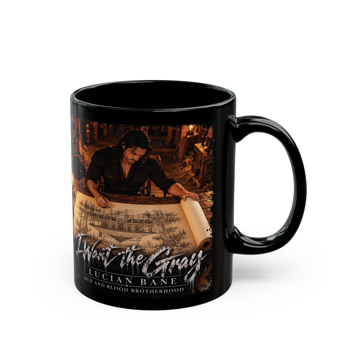 Bishop's I Want The Gray — 'Mud and Blood' Coffee Cup (11oz)