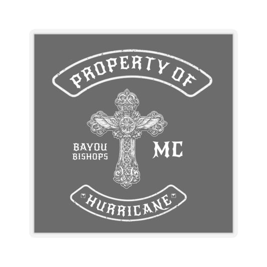 PROPERTY OF HURRICANE STICKER