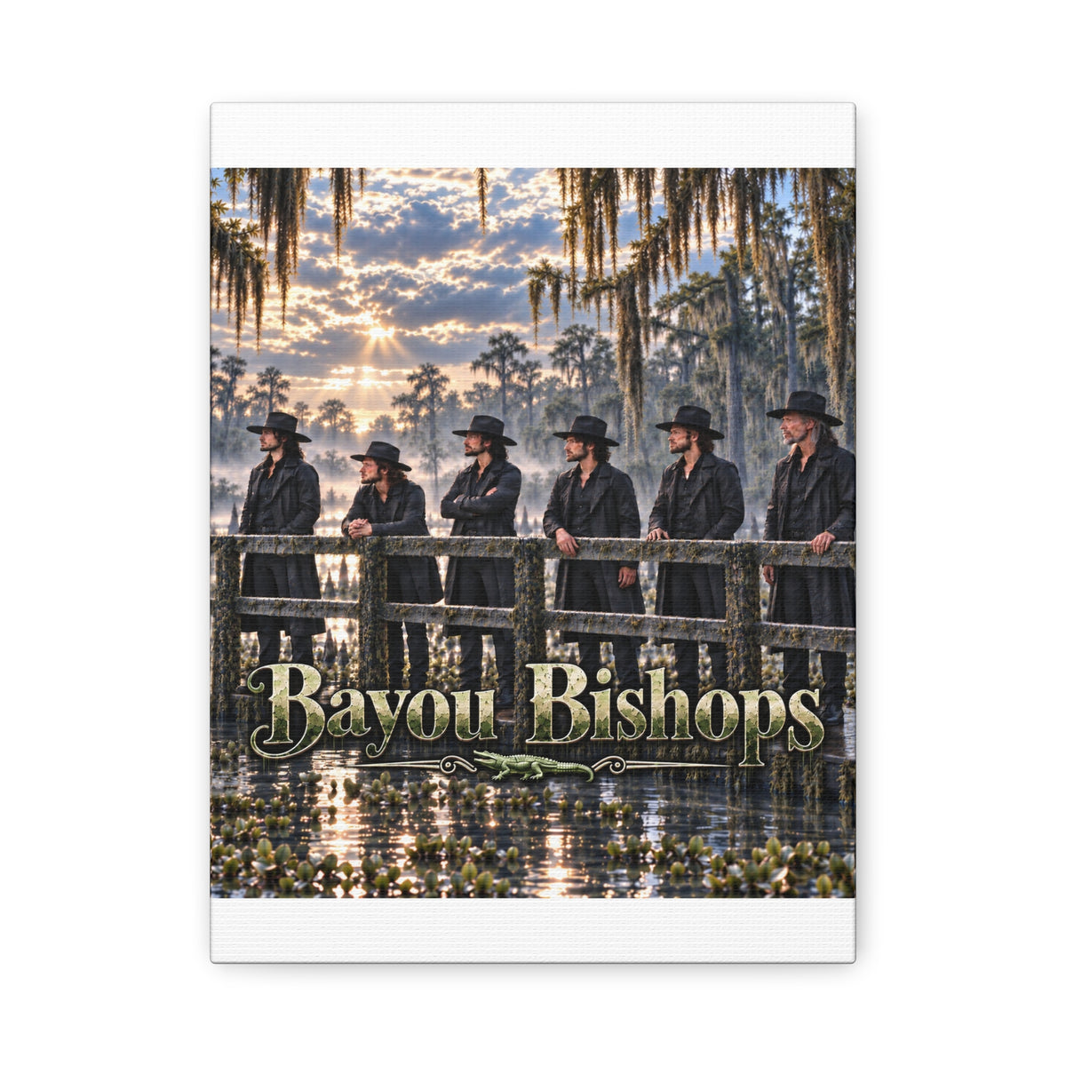 Bayou Bishops Matte Canvas Wall Art — Stretched 1.25"