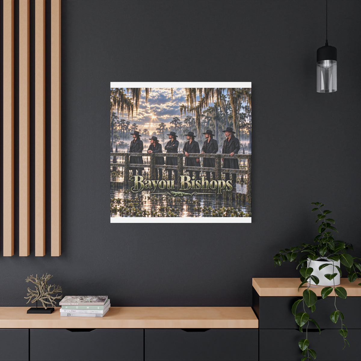 Bayou Bishops Matte Canvas Wall Art — Stretched 1.25"