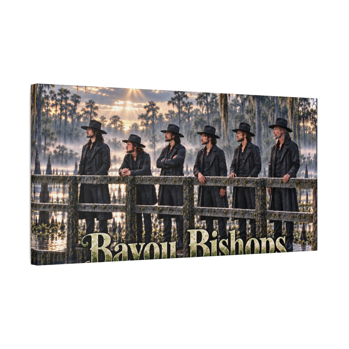 Bayou Bishops Matte Canvas Wall Art — Stretched 1.25"