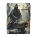 BISHOP AND GROS JEAN SHERPA FLEECE BLANKET