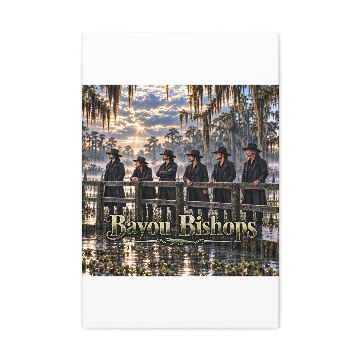 Bayou Bishops Matte Canvas Wall Art — Stretched 1.25"