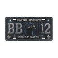 Bayou Bishops Combat Hatch Vanity Plate