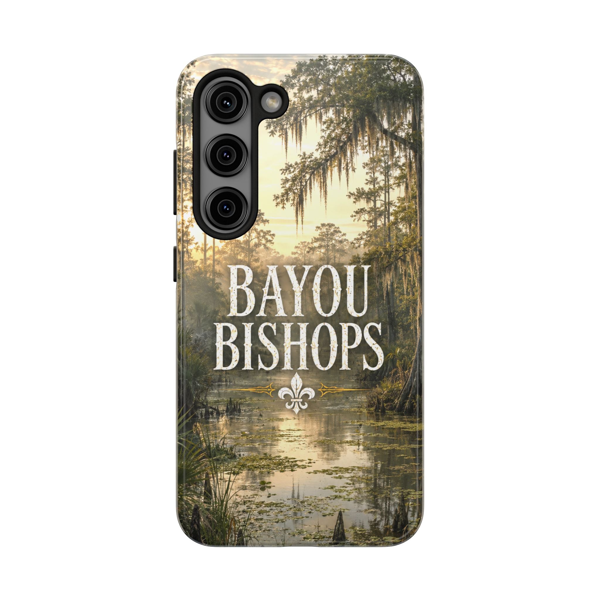 Bayou Bishops Swamp Scene Tough Phone Case Black Samsung