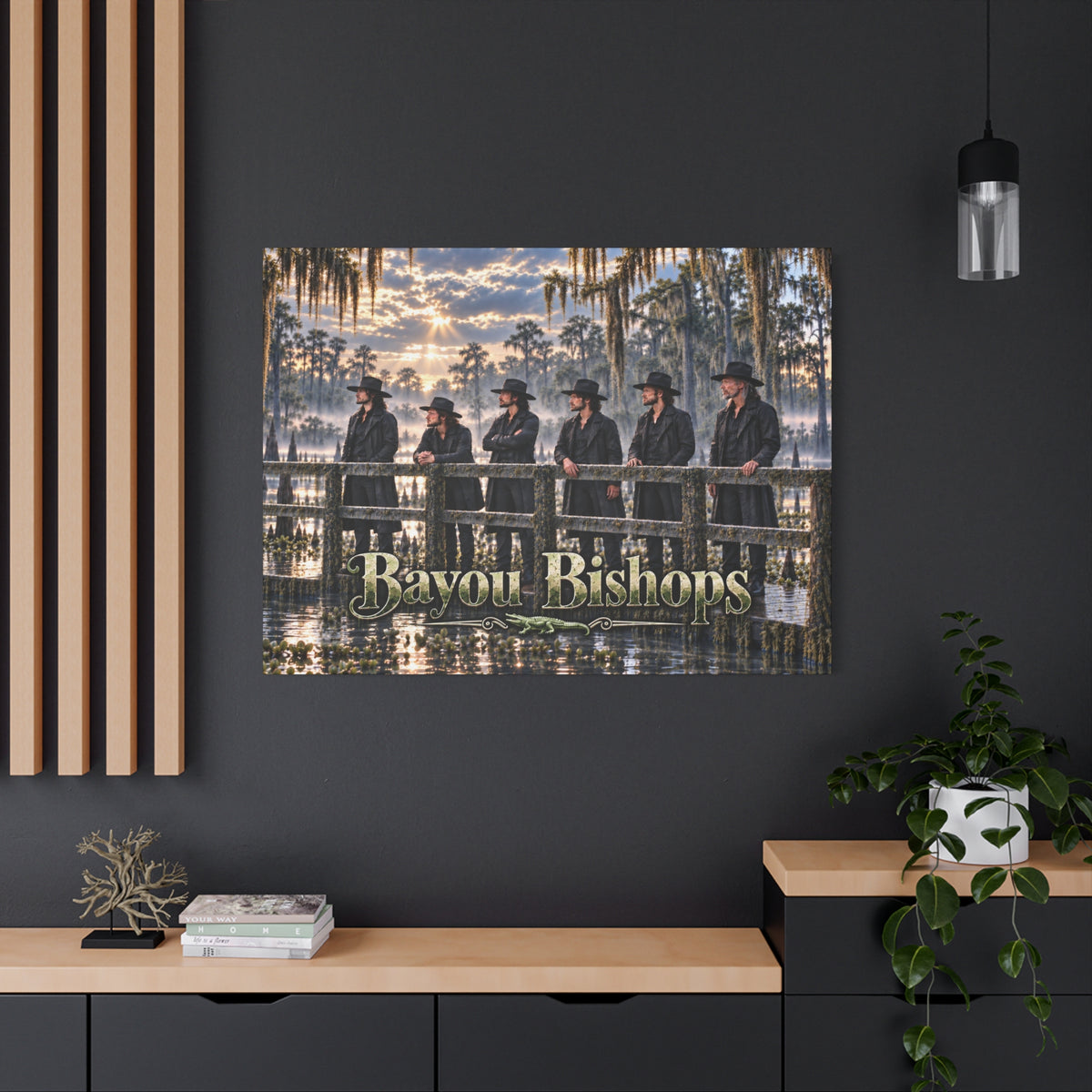 Bayou Bishops Matte Canvas Wall Art — Stretched 1.25"