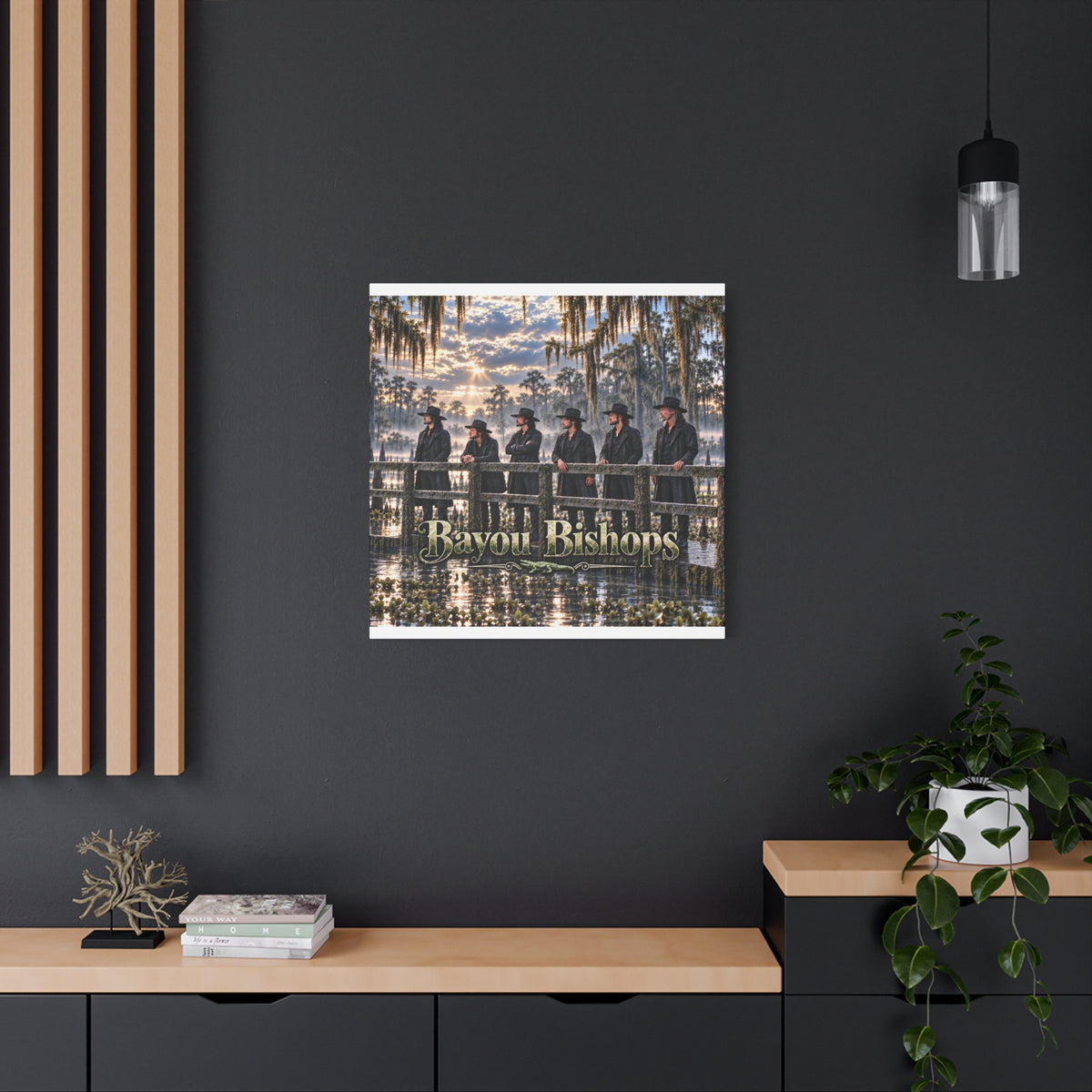 Bayou Bishops Matte Canvas Wall Art — Stretched 1.25"
